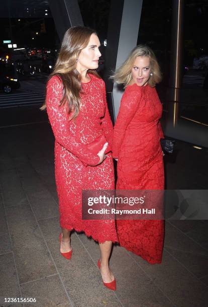 Brooke Shields and Alexandra Wentworth attends the American Ballet Theatre's Fall Gala at David H. Koch Theater at Lincoln on October 26, 2021 in New...