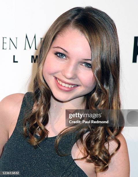 Actress Sammi Hanratty arrives at "Kalamity" Los Angeles Premiere at Laemmle Sunset 5 Theatre on October 22, 2010 in West Hollywood, California.