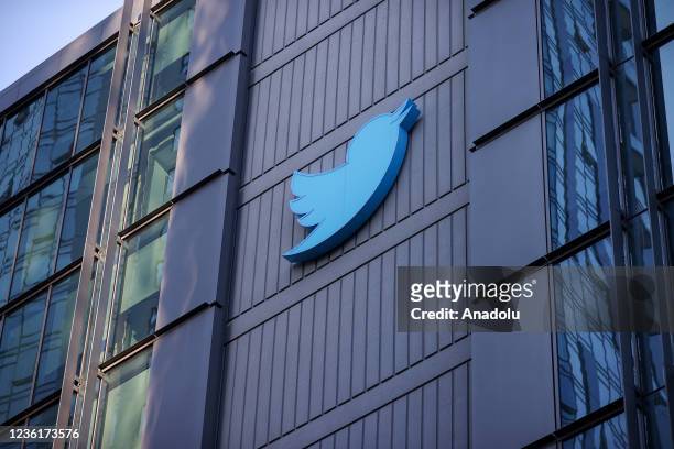 Twitter headquarters is seen in San Francisco, California, United States on October 27, 2021. Twitter has been testing several new features for its...