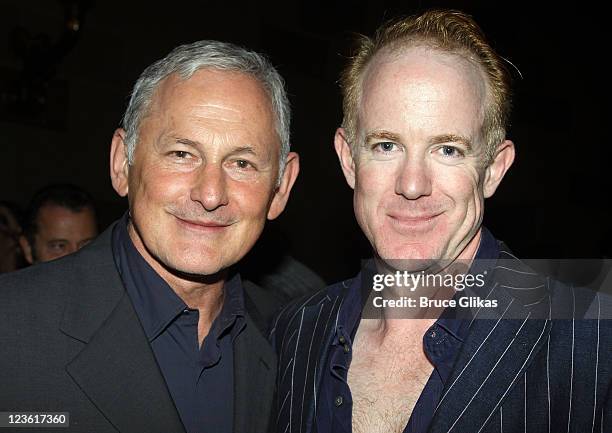 Victor Garber and Ian Kelly pose at The Opening Night After Party for "La Bete" on Broadway at Gotham Hall on October 14, 2010 in New York City.