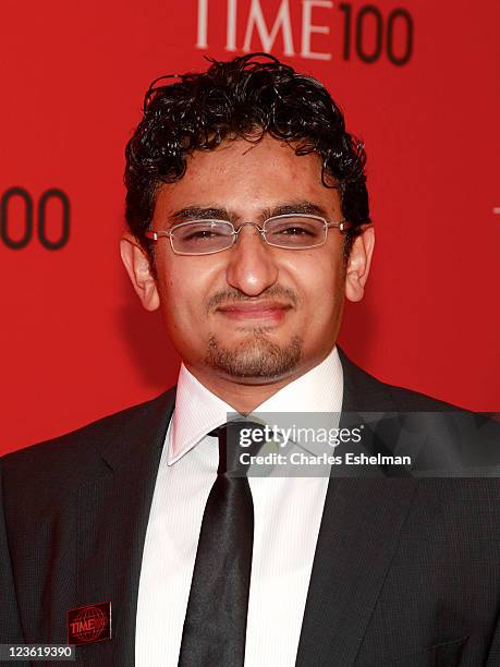 Egyptian Internet Activist Wael Ghonim attends the 2011 TIME 100 gala at Frederick P. Rose Hall, Jazz at Lincoln Center on April 26, 2011 in New York...