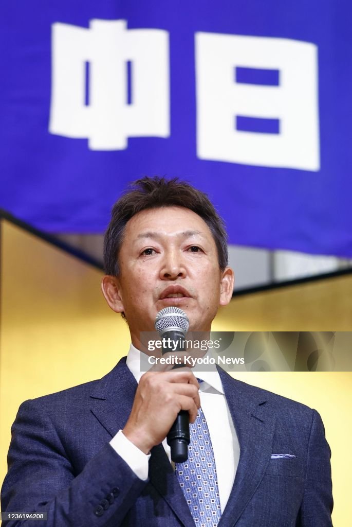 Baseball: New Dragons manager Tatsunami