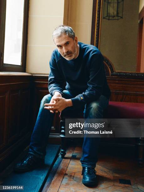 Filmmaker Xavier Giannoli poses for a portrait on September 29, 2021 in Paris, France.