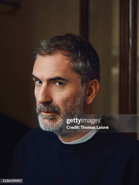 Filmmaker Xavier Giannoli poses for a portrait on September 29, 2021 in Paris, France.