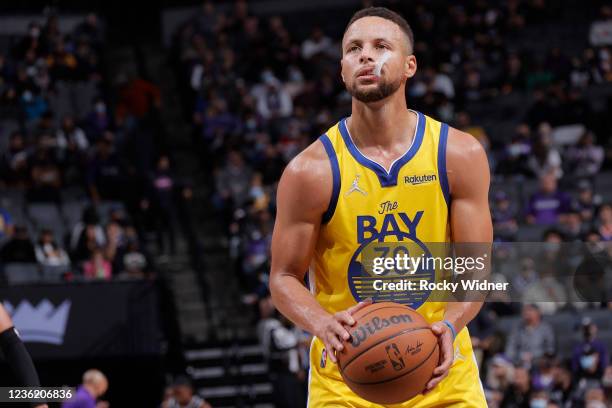 Steph Curry Free Throw Foto e immagini stock - Getty Images