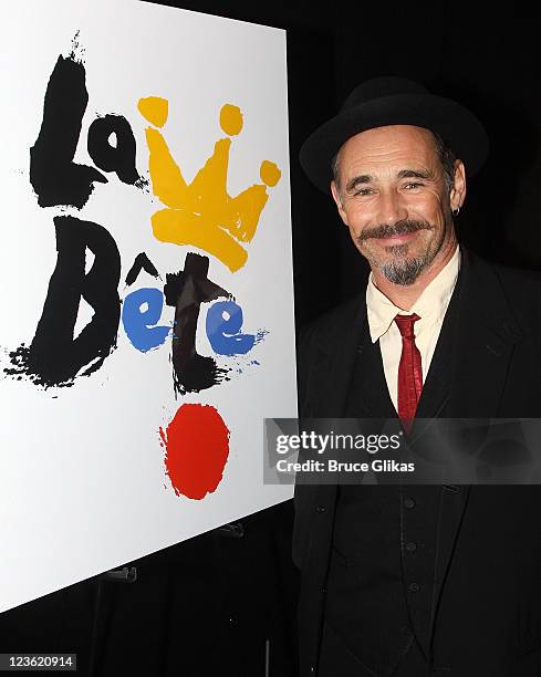 Mark Rylance poses at The Opening Night After Party for "La Bete" on Broadway at Gotham Hall on October 14, 2010 in New York City.