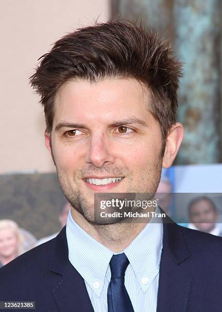 Adam Scott arrives at the "Parks & Recreation" EMMY screening held at Leonard H. Goldenson Theatre on May 23, 2011 in North Hollywood, California.