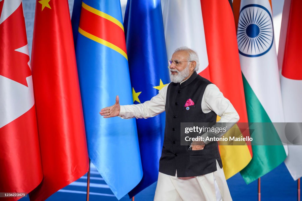 G20 Leaders Arrive For First Day Of Summit In Rome