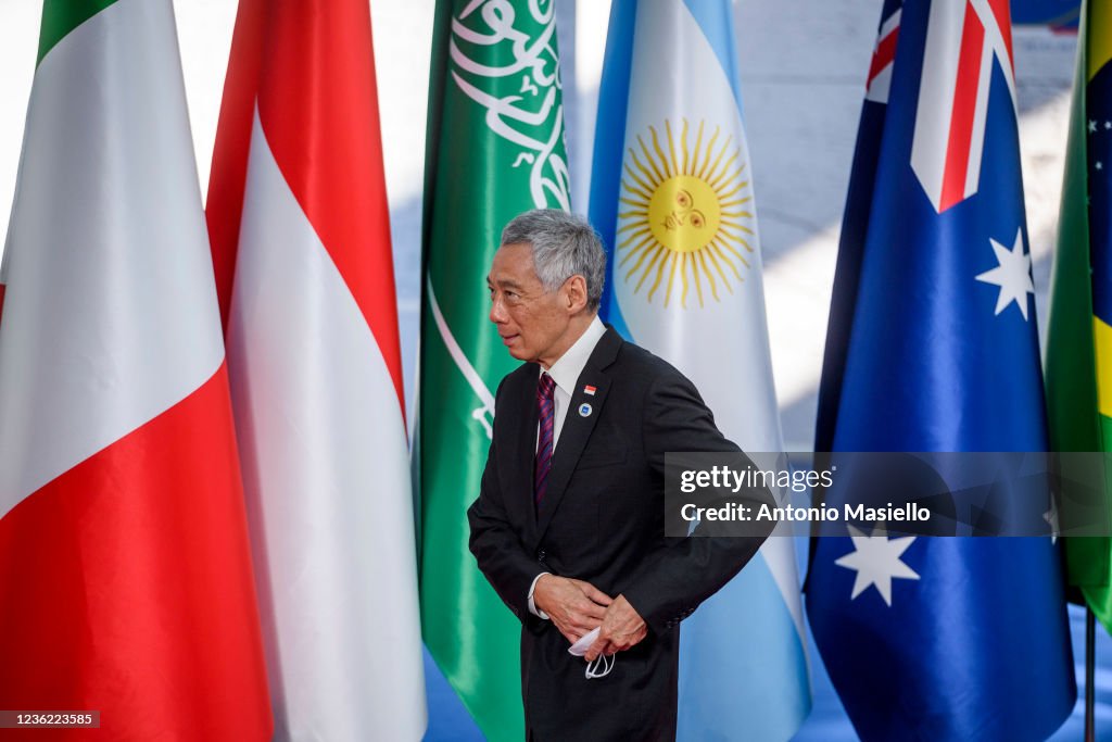 G20 Leaders Arrive For First Day Of Summit In Rome