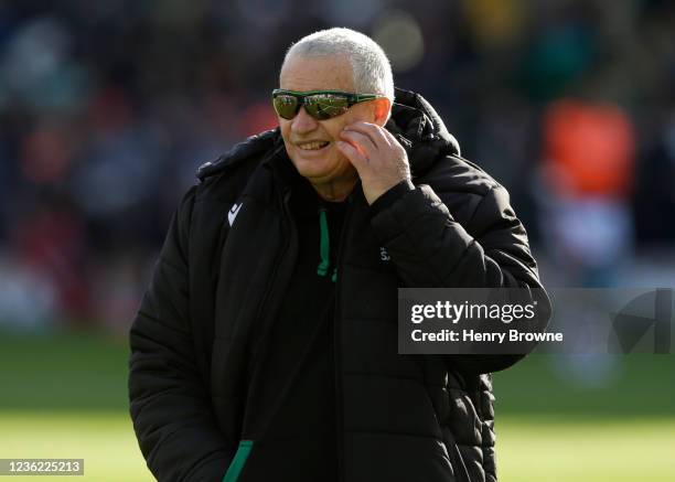 Chris Boyd of Northampton Saints before the Gallagher Premiership Rugby match between Northampton Saints and Leicester Tigers at Franklin's Gardens...