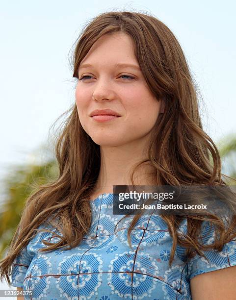 Lea Seydoux attends the "Midnight In Paris" Photocall during the 64th Cannes Film Festival at Palais des Festivals on May 11, 2011 in Cannes, France.