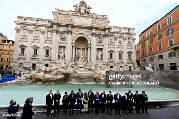 Singapore's Prime Minister Lee Hsien Loong, International Monetary Fund Managing director, Kristalina Georgieva, Director General, World Health...