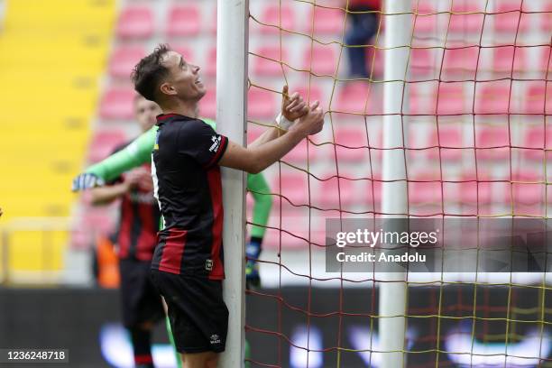 Emre Mor of Fatih Karagumruk gestures after missing a chance to score during Turkish Super Lig match between Yukatel Kayserispor and VavaCars Fatih...