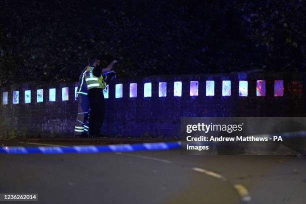 Emergency services at the scene of a crash involving two trains near the Fisherton Tunnel between Andover and Salisbury in Wiltshire. Fifty...