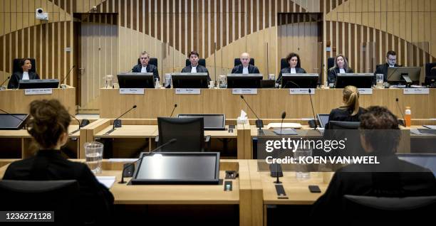 President Hendrik Steenhuis waits for the start of the follow-up hearing of the extensive criminal proceedings regarding the downing of flight MH17...