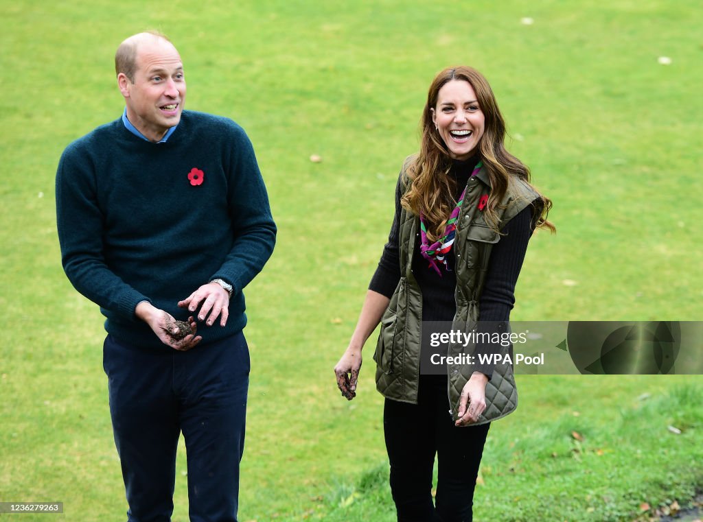 Duke And Duchess Of Cambridge Visit Alexandra Park Sports Hub - COP26 Day 2 - Royal Engagements