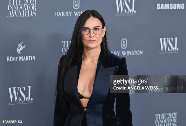 Actress Demi Moore attends the WSJ Magazine 2021 Innovator Awards at MoMA on November 1, 2021 in New York City.