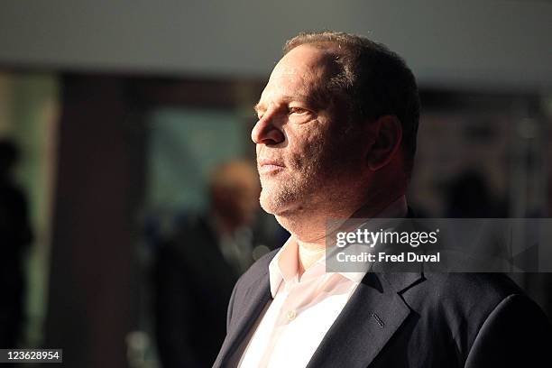 Harvey Weinstein attends the premiere of 'The King's Speech' during the 54th BFI London Film Festival at Odeon Leicester Square on October 21, 2010...