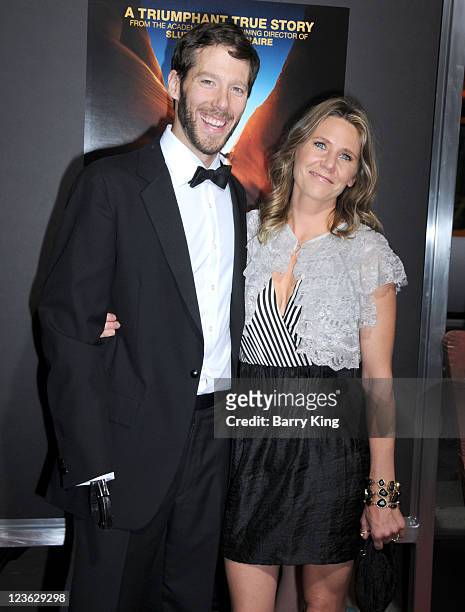 Aron Ralston and Jessica Trusty arrive at the Los Angeles Premiere "127 Hours" at AMPAS Samuel Goldwyn Theater on November 3, 2010 in Beverly Hills,...