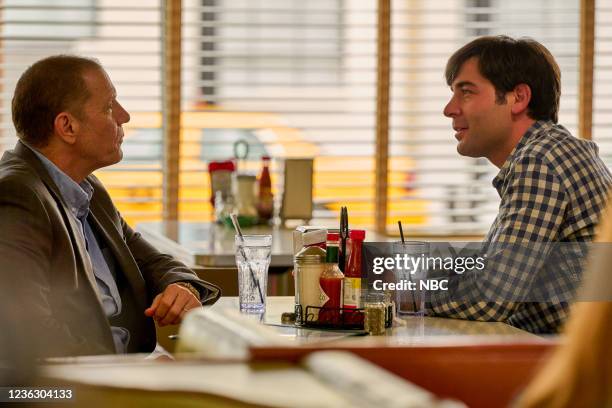 The Letter" Episode 107 -- Pictured: David Warshofsky as Uncle Frank, James Wolk as Joe Kimbreau --