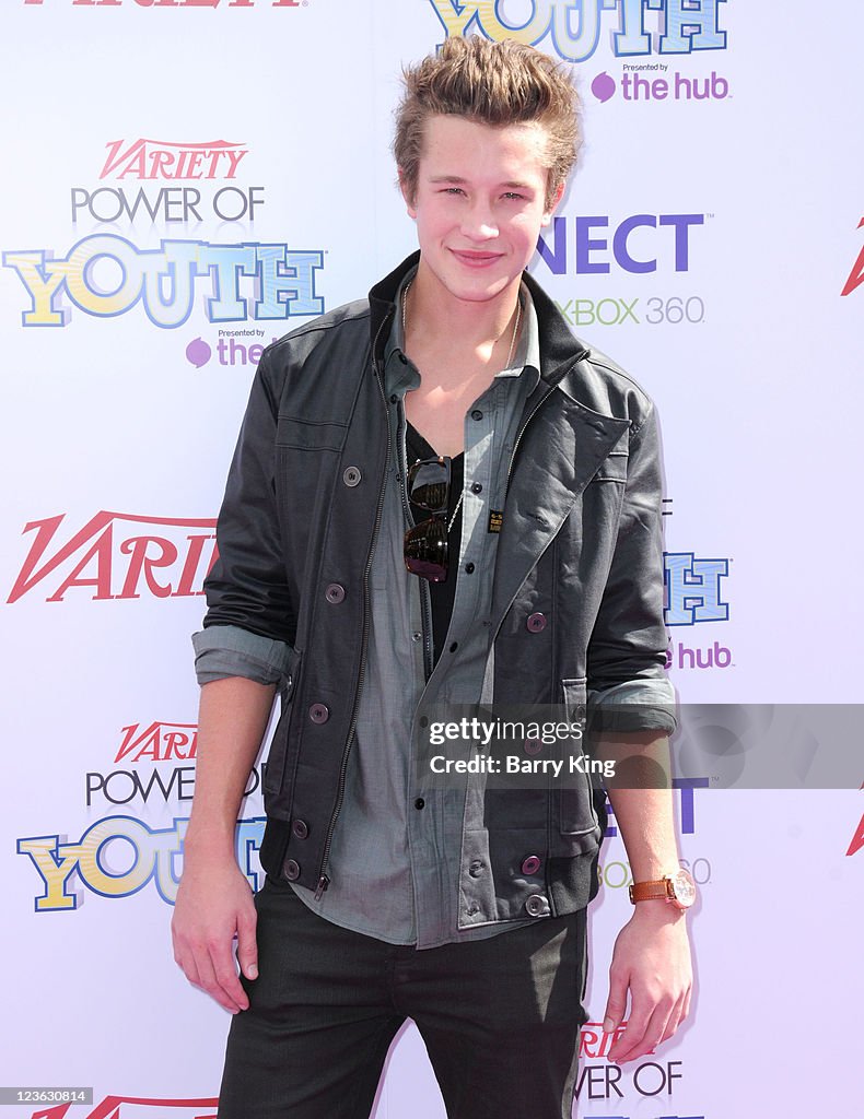 Actor Nick Roux arrives at Variety's 4th Annual Power Of Youth Event ...