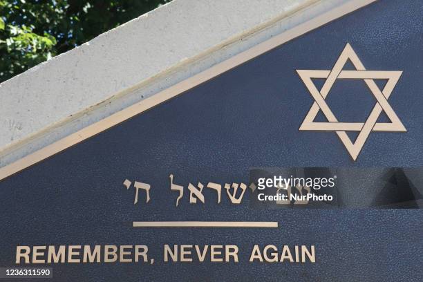 The Holocaust Memorial in Toronto, Ontario, Canada.