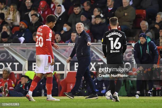 Steve Cooper, Nottingham Forest head coach during the Sky Bet Championship match between Nottingham Forest and Sheffield United at the City Ground,...