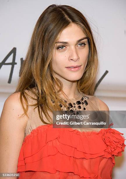 Elisa Sednaoui attends the launch of Lanvin for H&M at The Pierre Hotel on November 18, 2010 in New York City.