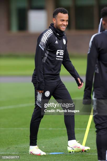 Ryan Bertrand of Leicester City during the Leicester City training session at Leicester City Training Ground, Seagrave on November 03rd, 2021 in...