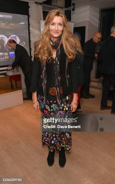 Natasha McElhone attends the 2021 Booker Prize Ceremony winners announcement at The Groucho Club on November 3, 2021 in London, England.