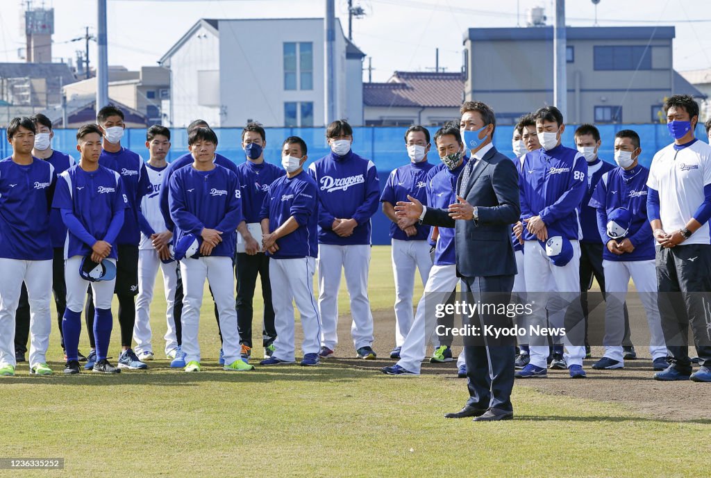 Baseball: New Dragons manager Tatsunami