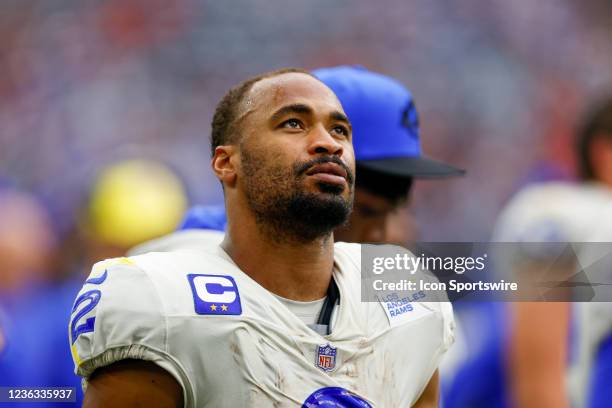 Los Angeles Rams wide receiver Robert Woods during a game between the Los Angeles Rams and the Houston Texans at NRG Stadium on October 31, 2021 in...