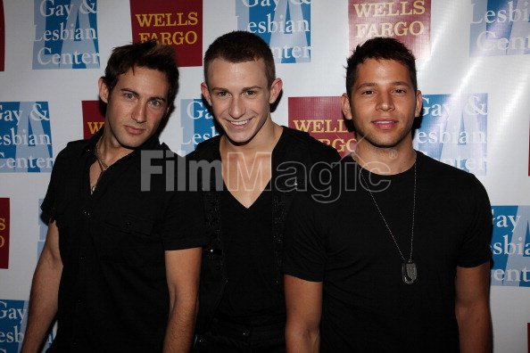 Actors Jason Lockhart Christian Ferrer and Ryan Adames attends L A