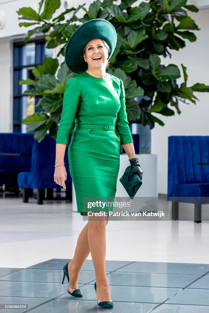 Queen Maxima Of Netherlands Opens Afas In Leusden