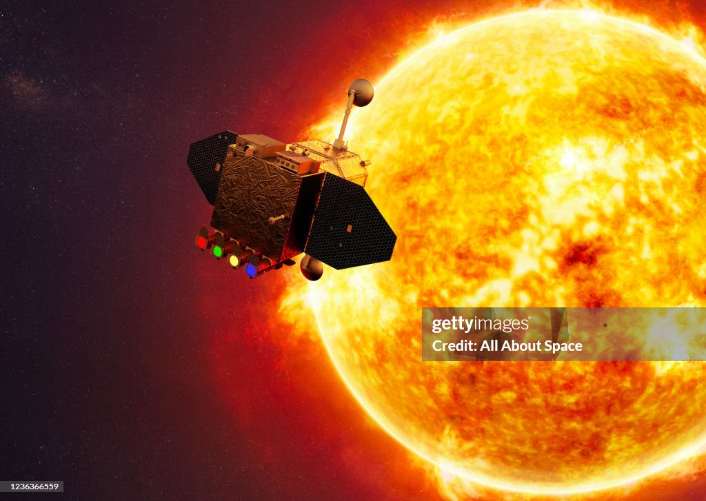 Solar Dynamics Observatory Illustration