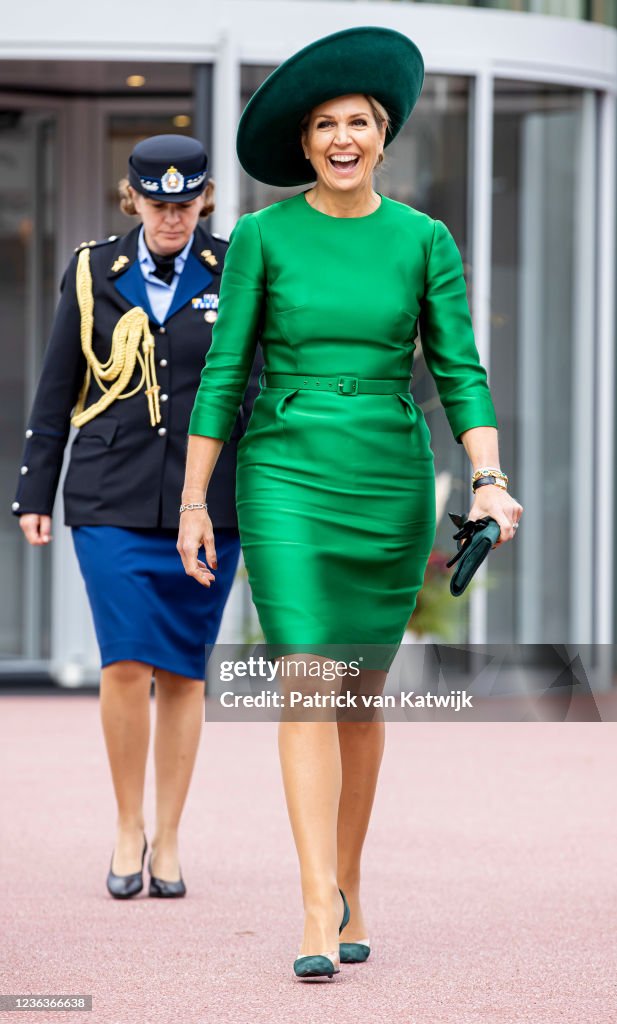 Queen Maxima Of Netherlands Opens Afas In Leusden