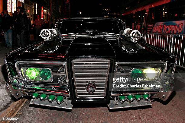 The Black Beauty car at "The Green Hornet" photocall at AMC Loews 34th Street 14 theater on January 6, 2011 in New York City.