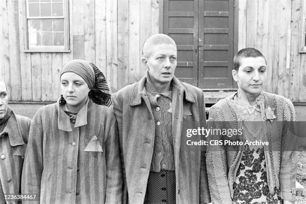 From left: Anna Levine as Michou, Vanessa Redgrave as Fania Fenelon and Robin Bartlett as Etalina in "Playing for Time," a made-for-TV movie...