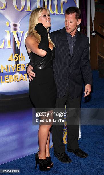 Alison Sweeney and husband David Sanov attend "Days Of Our Lives" 45th anniversary party at House of Blues Sunset Strip on November 6, 2010 in West...