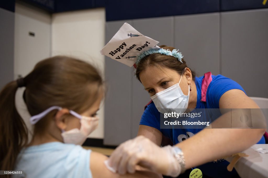 Children 5-11 Years-Old Receive Covid-19 Vaccination