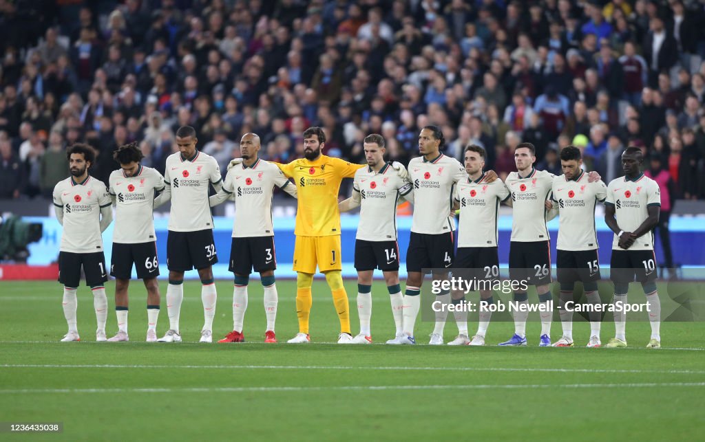 West Ham United v Liverpool - Premier League