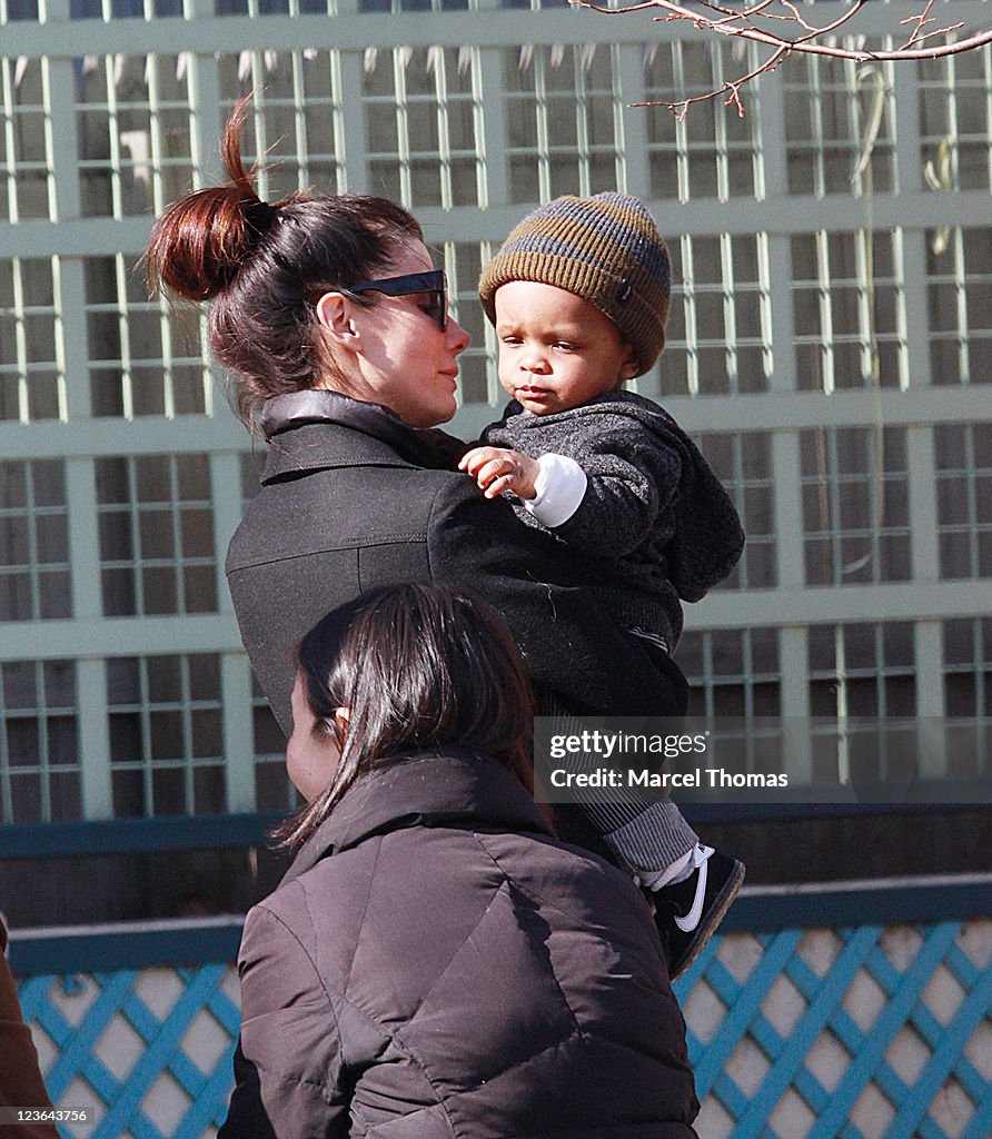 Celebrity Sightings In New York - March 20, 2011