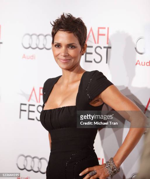 Halle Berry arrives at the 2010 AFI Fest - conversations with Halle Berry held at Grauman's Chinese Theatre on November 9, 2010 in Hollywood,...