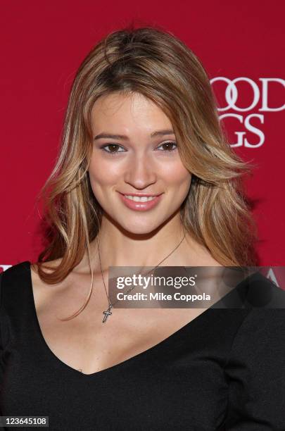Model Kylie Bisutti attends the premiere of "All Good Things" at SVA Theater on December 1, 2010 in New York City.