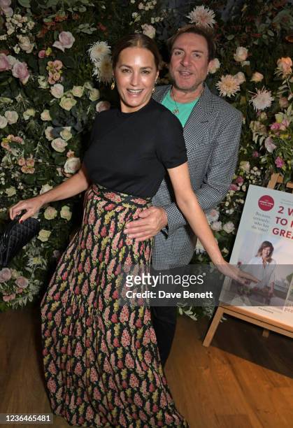 Yasmin Le Bon and Simon Le Bon attend an intimate dinner hosted by Gabriela Peacock to celebrate her book "2 Weeks To Feeling Great" at The Pavilion...