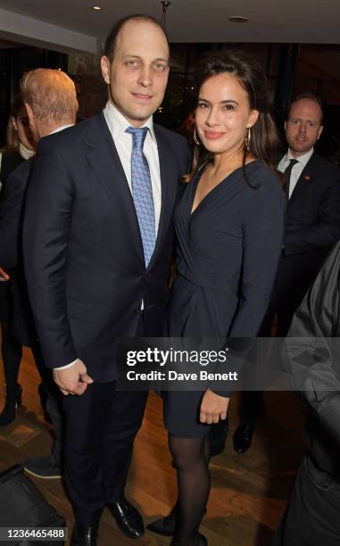 Lord Frederick Windsor and Sophie Winkleman attend an intimate dinner hosted by Gabriela Peacock to celebrate her book "2 Weeks To Feeling Great" at...