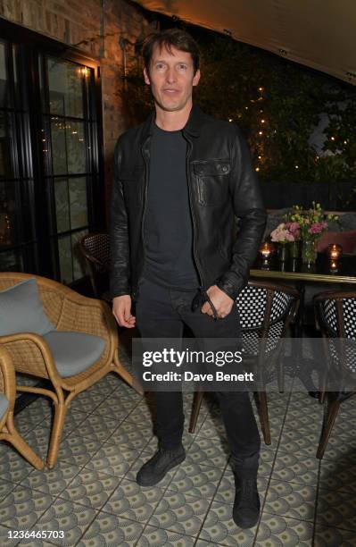 James Blunt attends an intimate dinner hosted by Gabriela Peacock to celebrate her book "2 Weeks To Feeling Great" at The Pavilion Club on November...