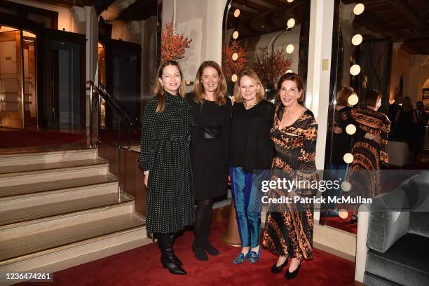 Jennifer Ash Rudick, Jennifer Gundlach, Marci Barr Abbot and Karen Uhlmann attend 2021 Kenyon Review Award For Literary Achievement Gala on November...