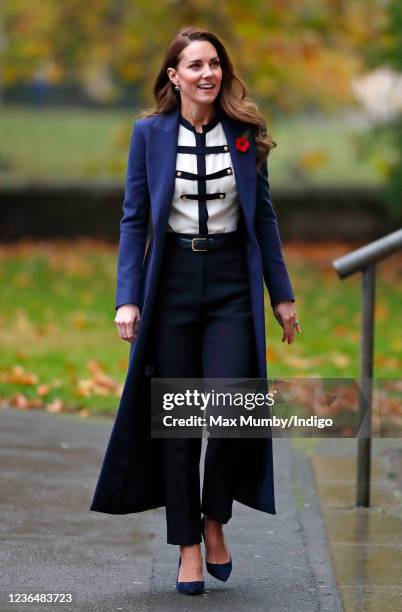 Catherine, Duchess of Cambridge visits the Imperial War Museum to officially open two new galleries, The Second World War Galleries and The Holocaust...