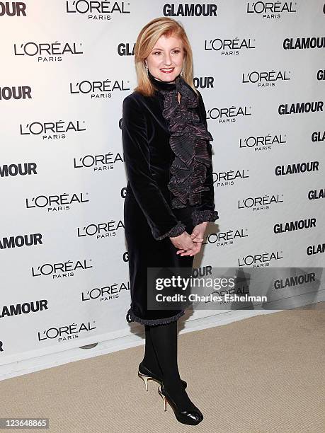 Columnist Arianna Huffington attends the 20th Annual Women of the Year awards hosted by Glamour Magazine at Carnegie Hall on November 8, 2010 in New...